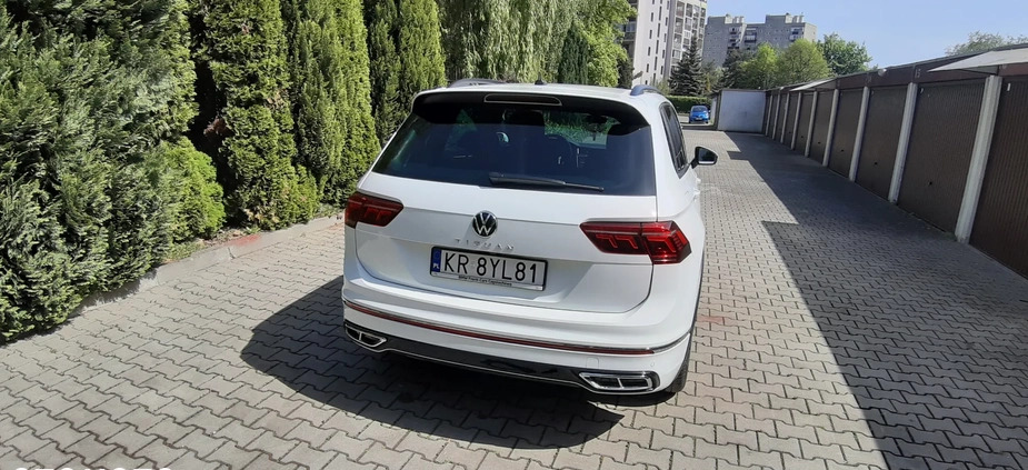 Volkswagen Tiguan cena 140000 przebieg: 20700, rok produkcji 2020 z Kraków małe 781